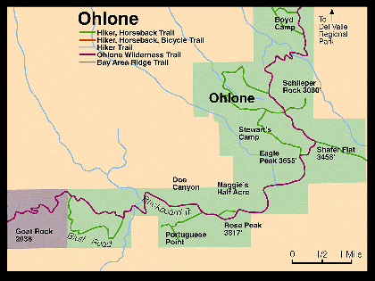 Ohlone Wilderness Trail; Click Here!